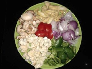 vegetable dices