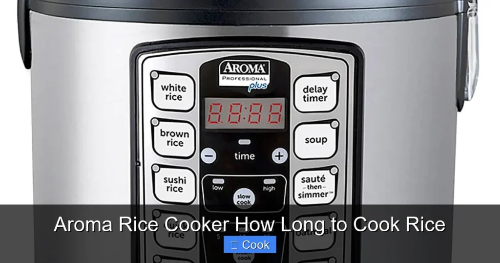 Aroma Rice Cooker How Long to Cook Rice