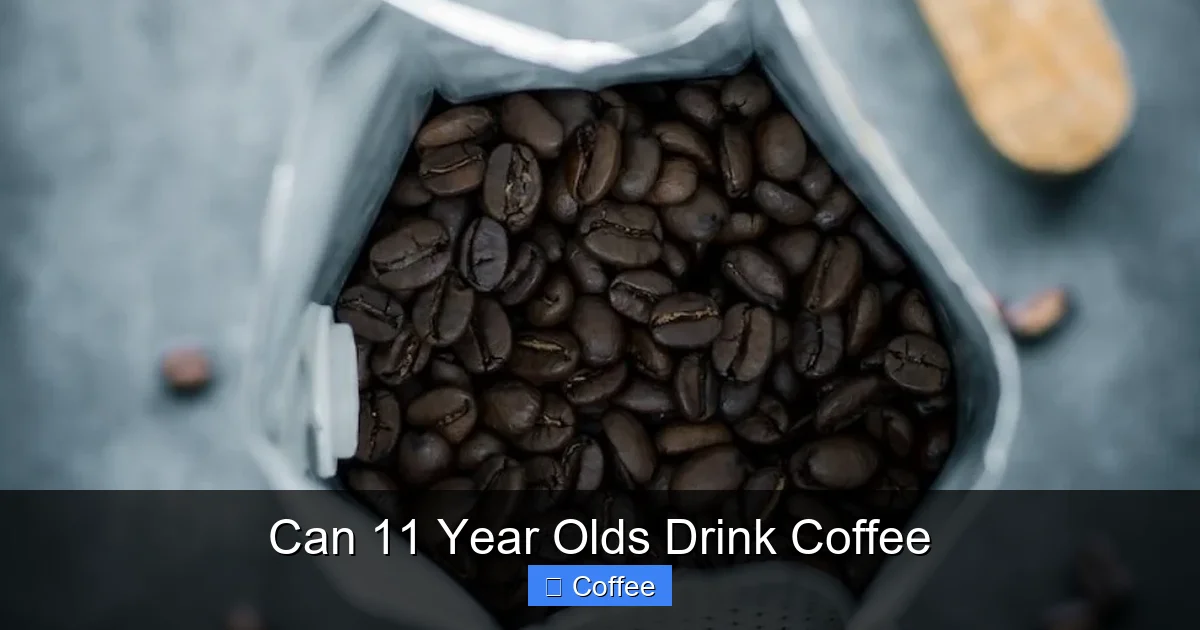 Can 11 Year Olds Drink Coffee