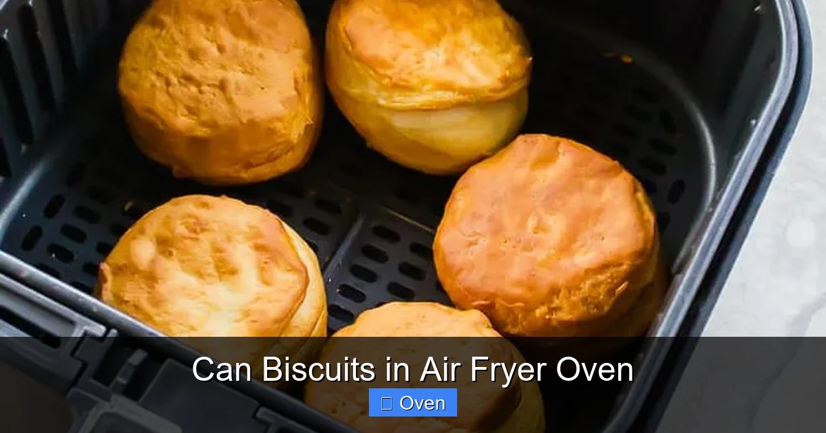 Can Biscuits in Air Fryer Oven