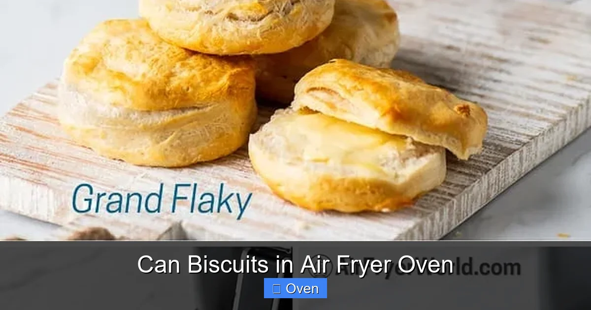 Can Biscuits in Air Fryer Oven