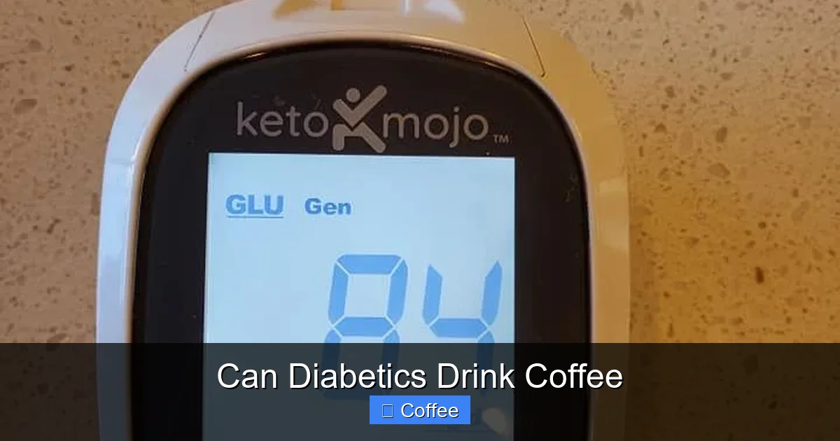 Can Diabetics Drink Coffee