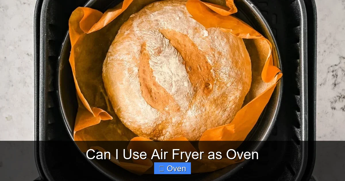 Can I Use Air Fryer as Oven