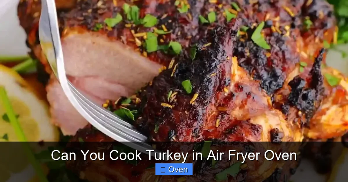Can You Cook Turkey in Air Fryer Oven