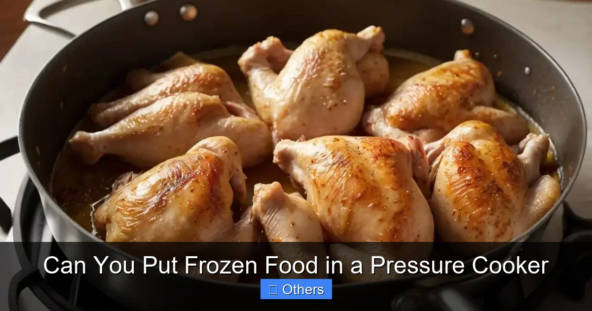 Can You Put Frozen Food in a Pressure Cooker