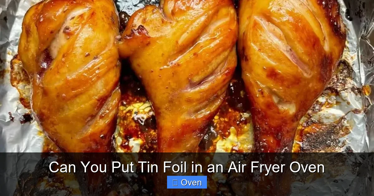 Can You Put Tin Foil in an Air Fryer Oven