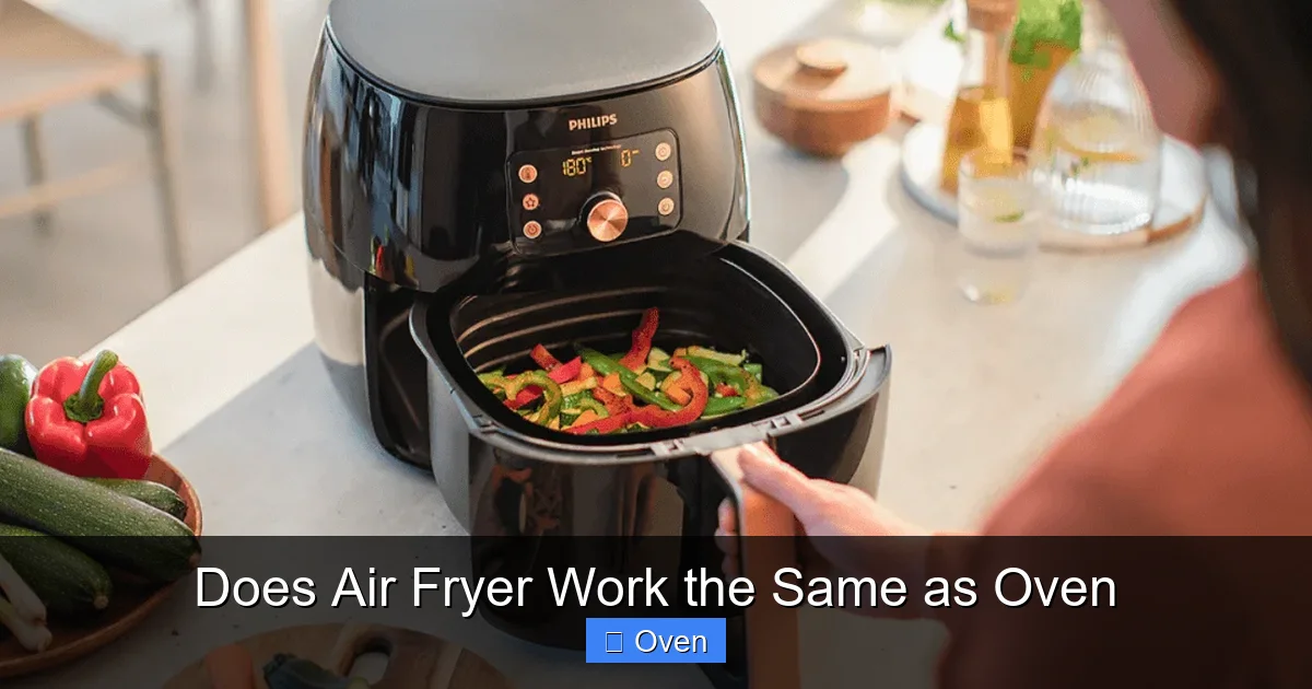 Does Air Fryer Work the Same as Oven