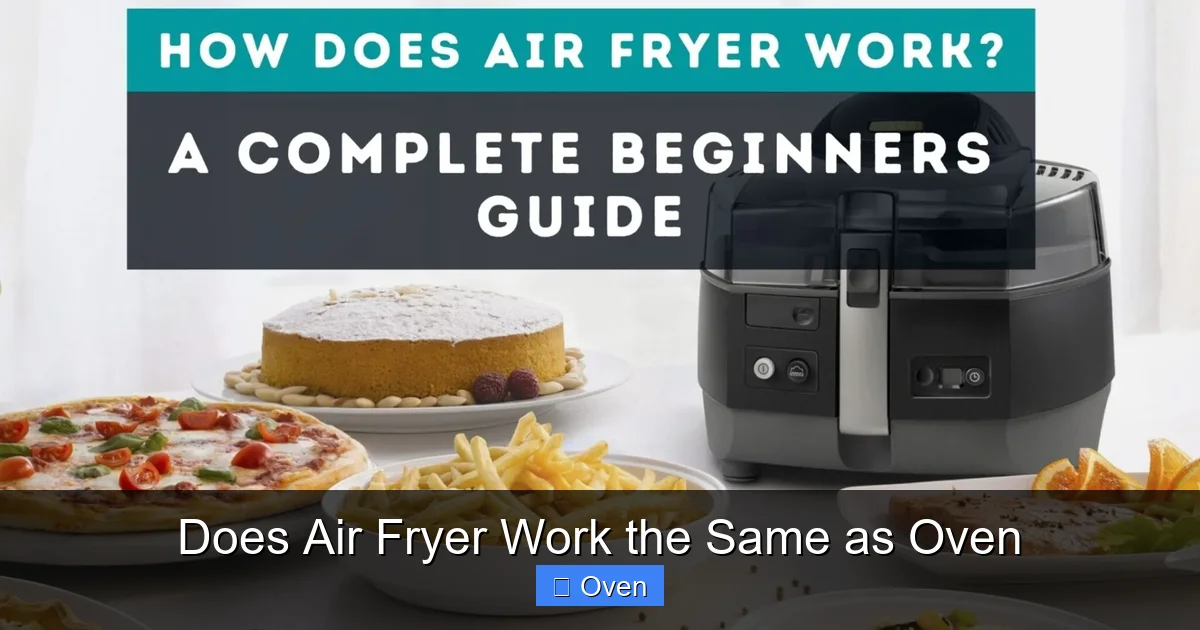 Does Air Fryer Work the Same as Oven