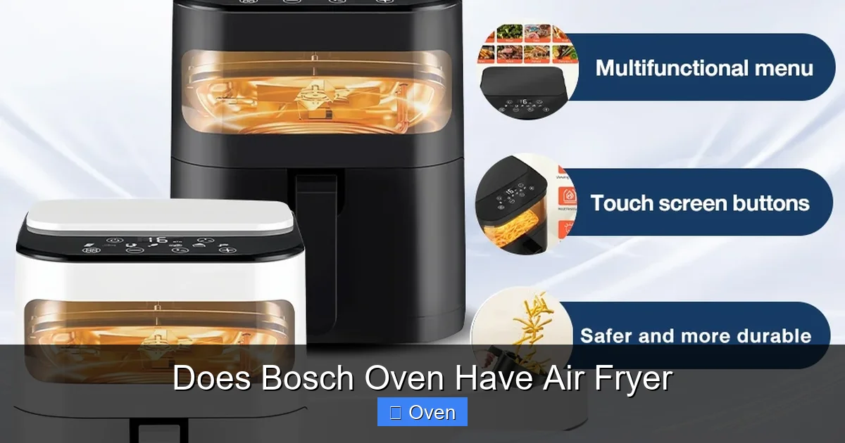 Does Bosch Oven Have Air Fryer