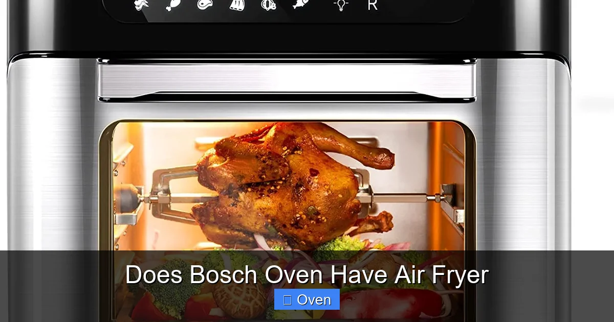 Does Bosch Oven Have Air Fryer