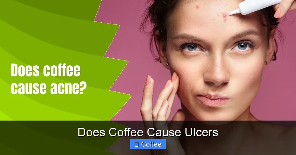 Does Coffee Cause Ulcers