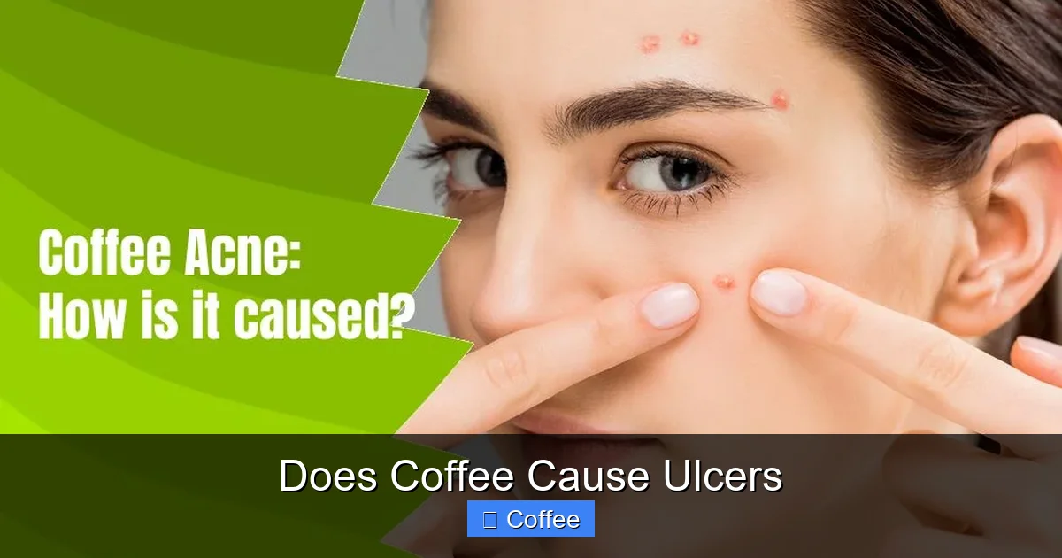 Does Coffee Cause Ulcers