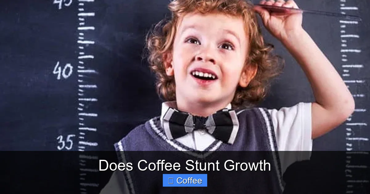 Does Coffee Stunt Growth