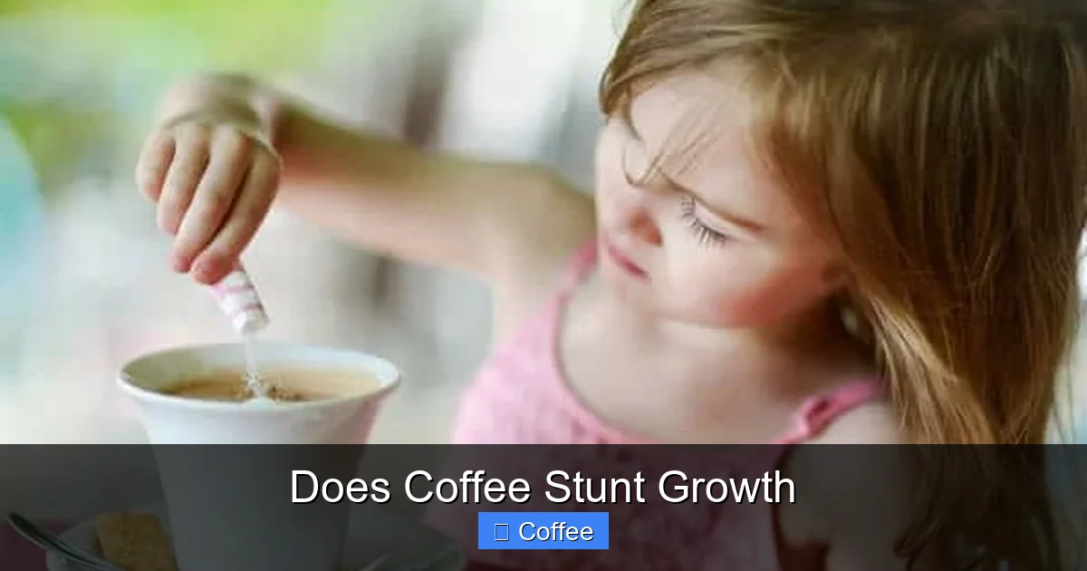 Does Coffee Stunt Growth