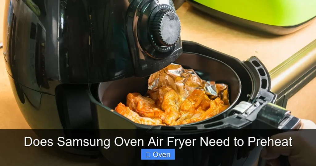Does Samsung Oven Air Fryer Need to Preheat