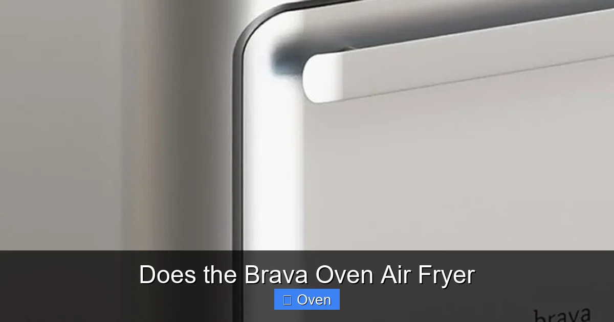 Does the Brava Oven Air Fryer