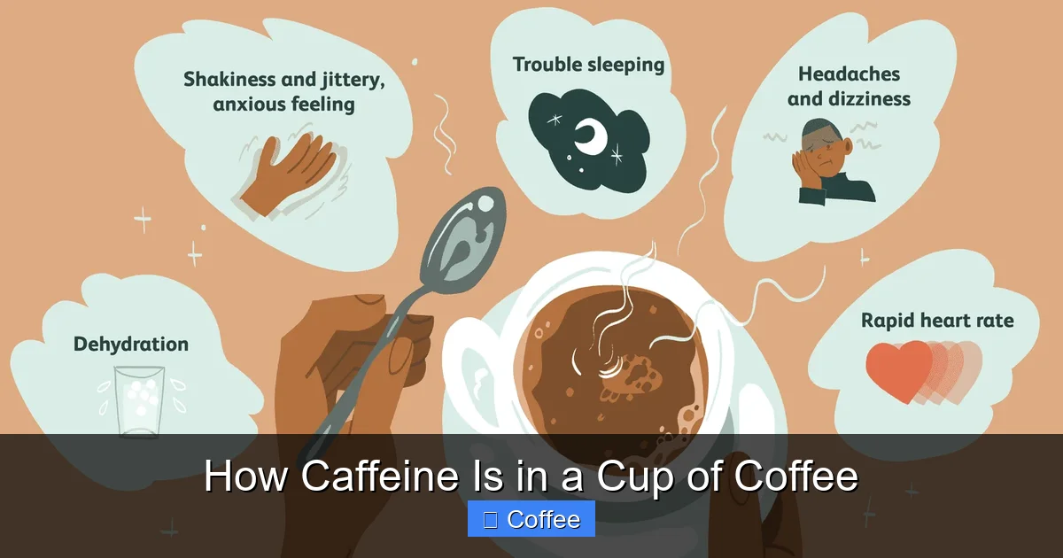 How Caffeine Is in a Cup of Coffee