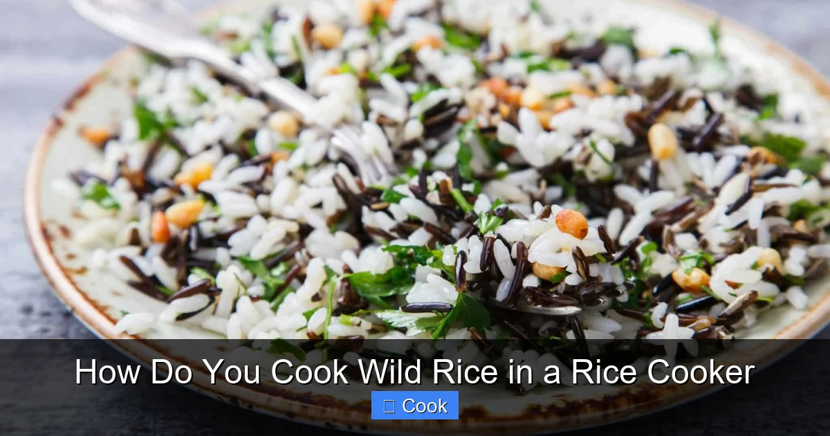 How Do You Cook Wild Rice in a Rice Cooker
