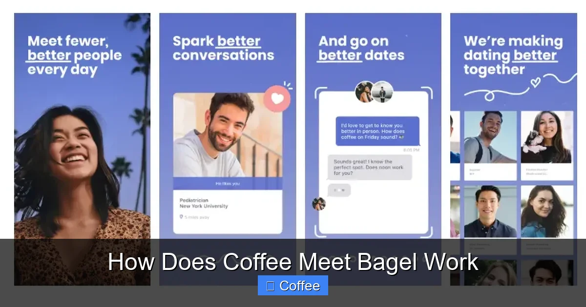 How Does Coffee Meet Bagel Work