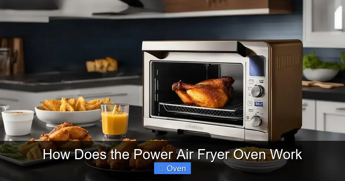 How Does the Power Air Fryer Oven Work