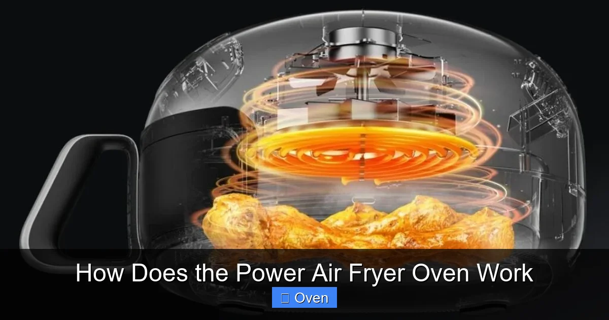 How Does the Power Air Fryer Oven Work