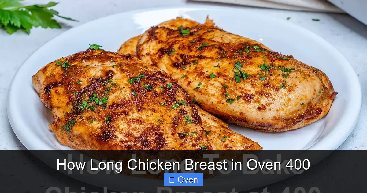 How Long Chicken Breast in Oven 400