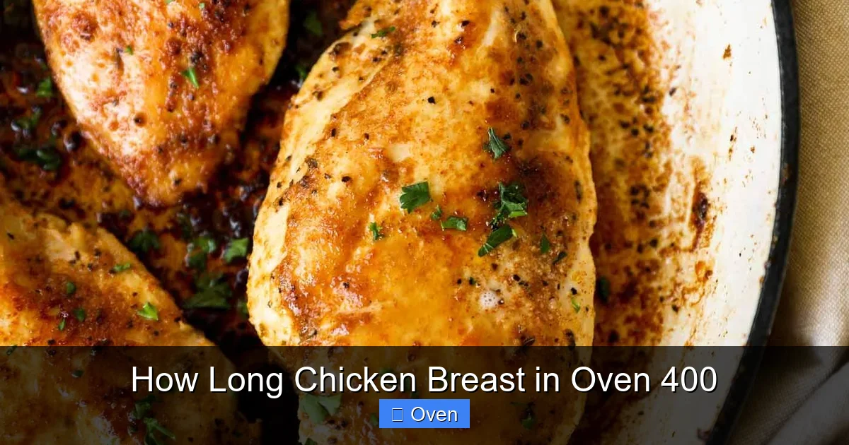 How Long Chicken Breast in Oven 400