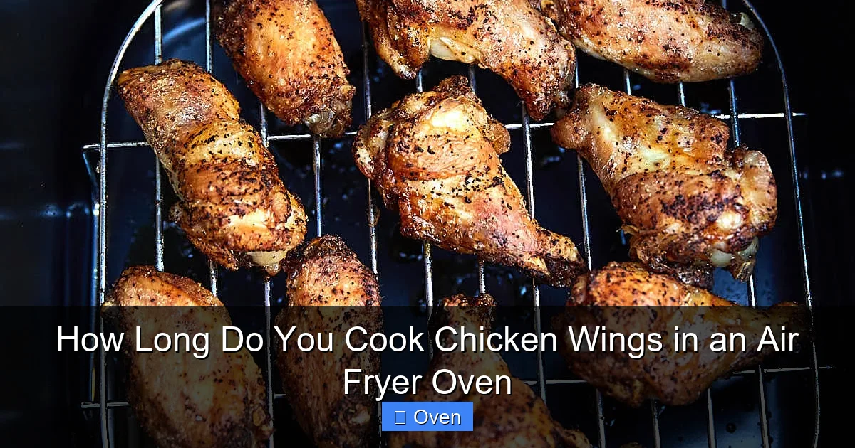 How Long Do You Cook Chicken Wings in an Air Fryer Oven