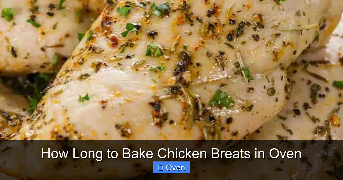 How Long to Bake Chicken Breats in Oven