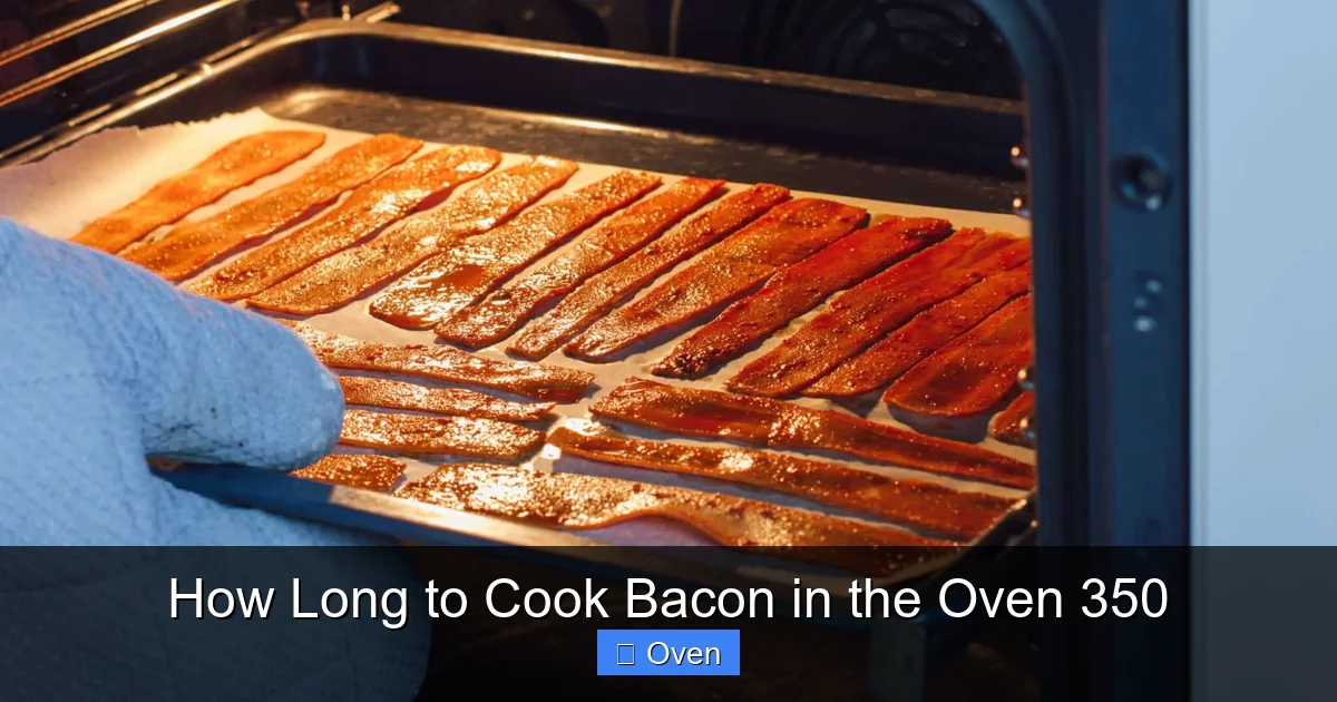 How Long to Cook Bacon in the Oven 350