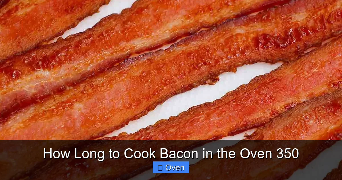 How Long to Cook Bacon in the Oven 350