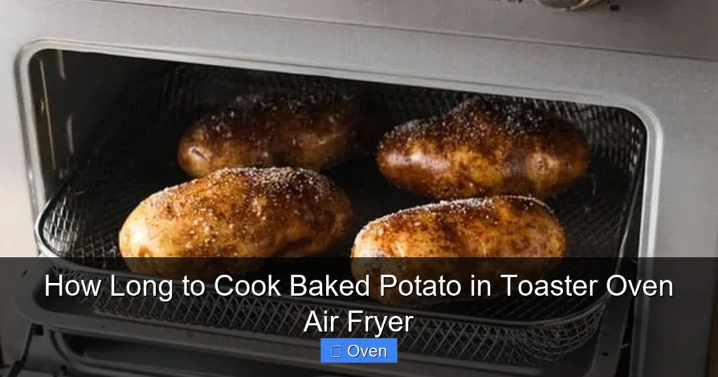 How Long to Cook Baked Potato in Toaster Oven Air Fryer