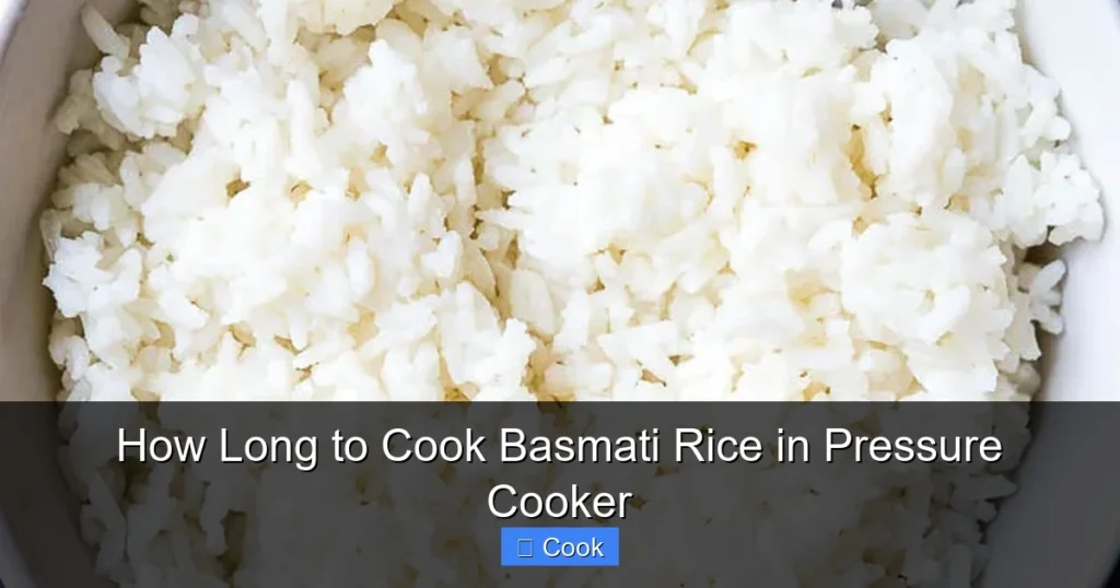 How Long to Cook Basmati Rice in Pressure Cooker