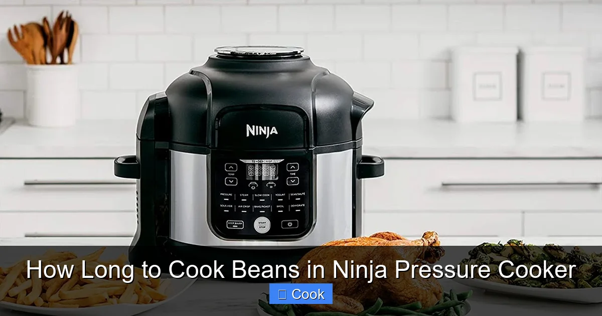 How Long to Cook Beans in Ninja Pressure Cooker