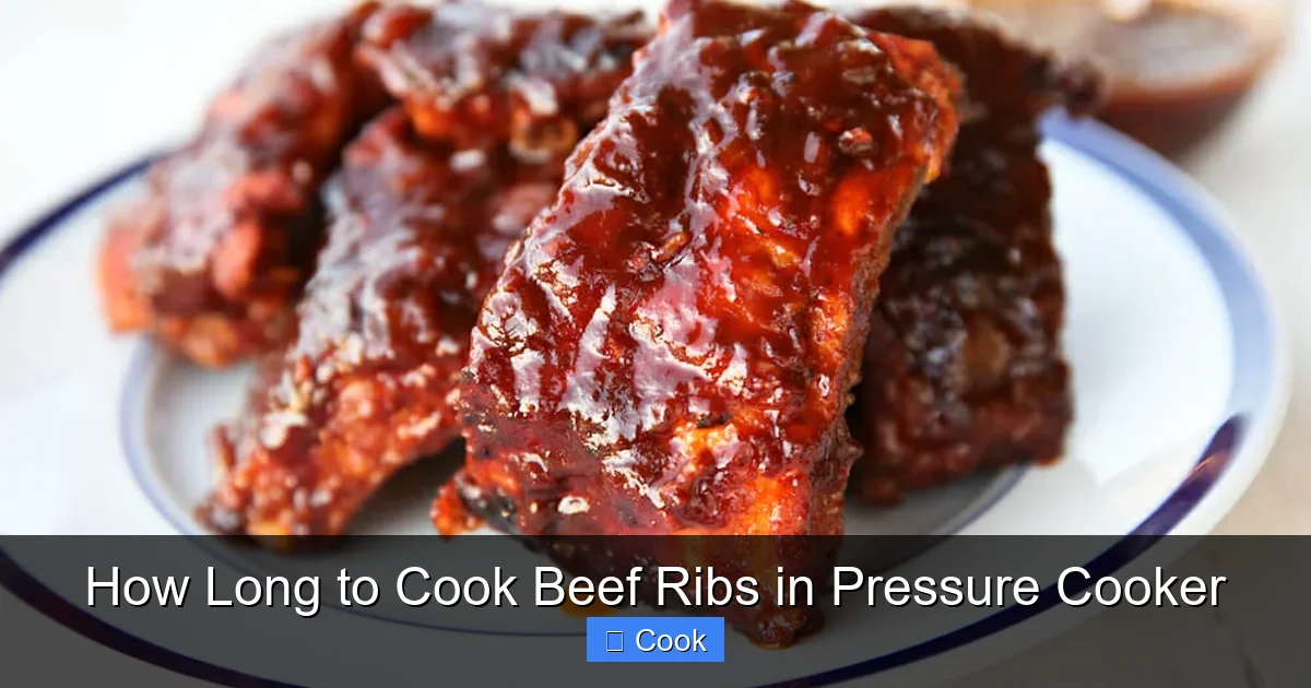 How Long to Cook Beef Ribs in Pressure Cooker