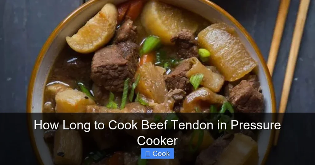 How Long to Cook Beef Tendon in Pressure Cooker
