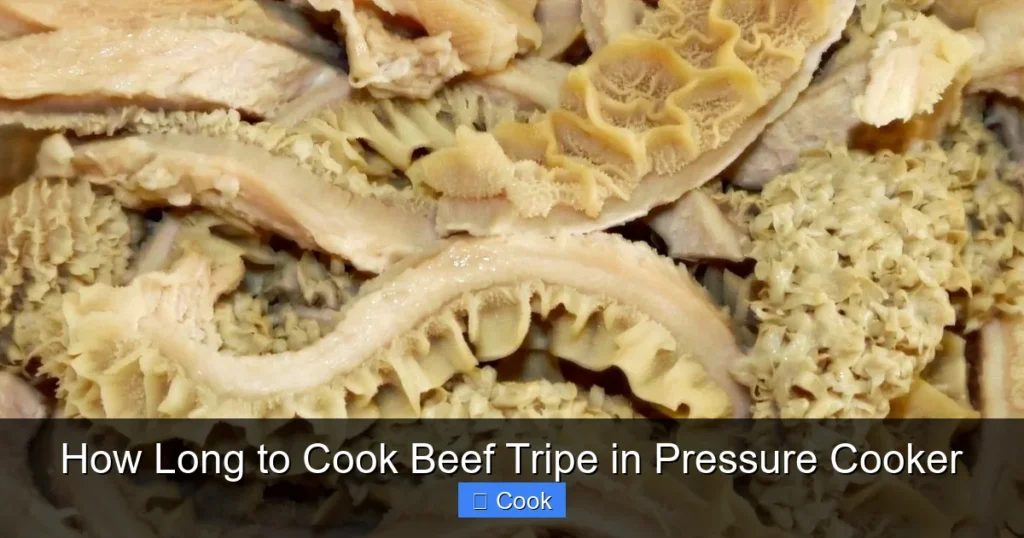 How Long to Cook Beef Tripe in Pressure Cooker