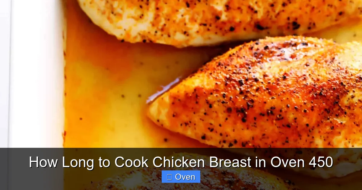 How Long to Cook Chicken Breast in Oven 450