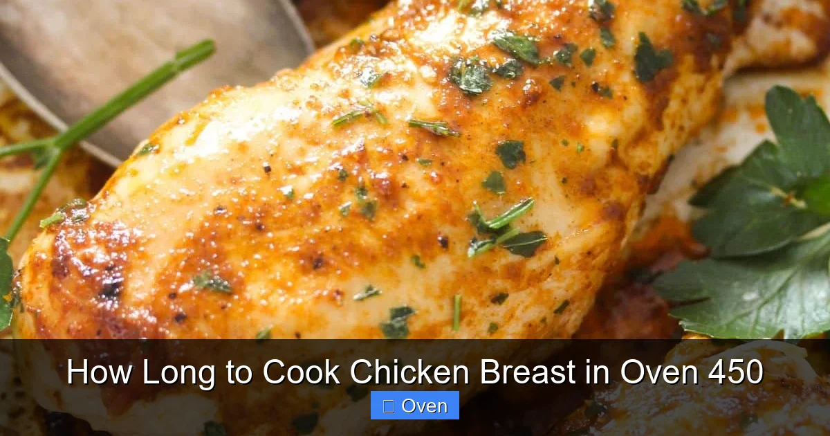 How Long to Cook Chicken Breast in Oven 450