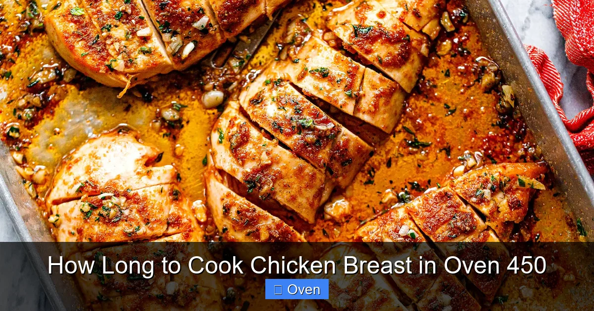 How Long to Cook Chicken Breast in Oven 450