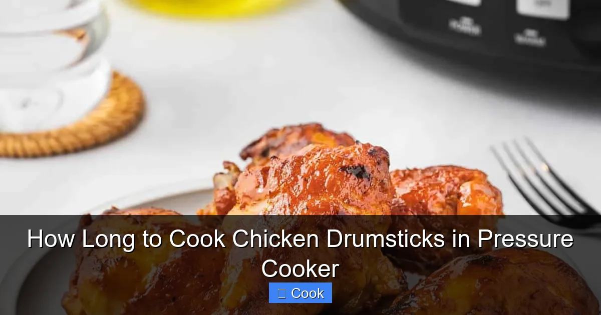 How Long to Cook Chicken Drumsticks in Pressure Cooker
