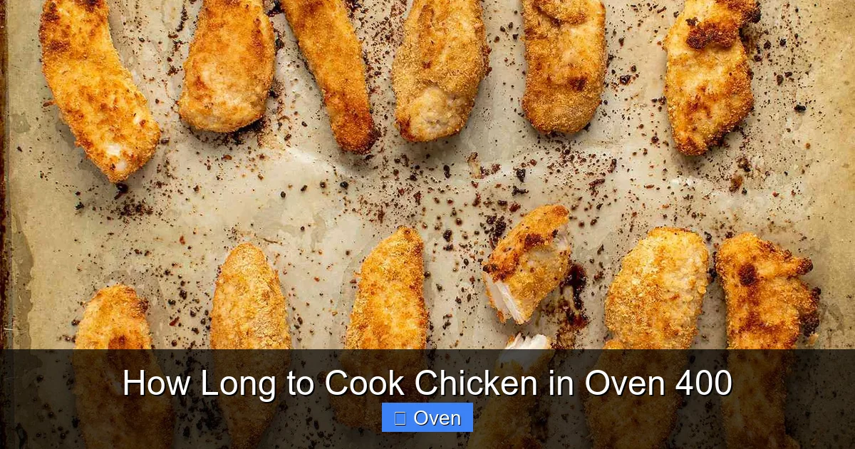 How Long to Cook Chicken in Oven 400