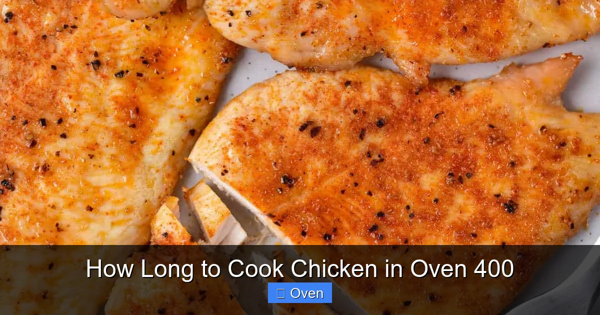 How Long to Cook Chicken in Oven 400