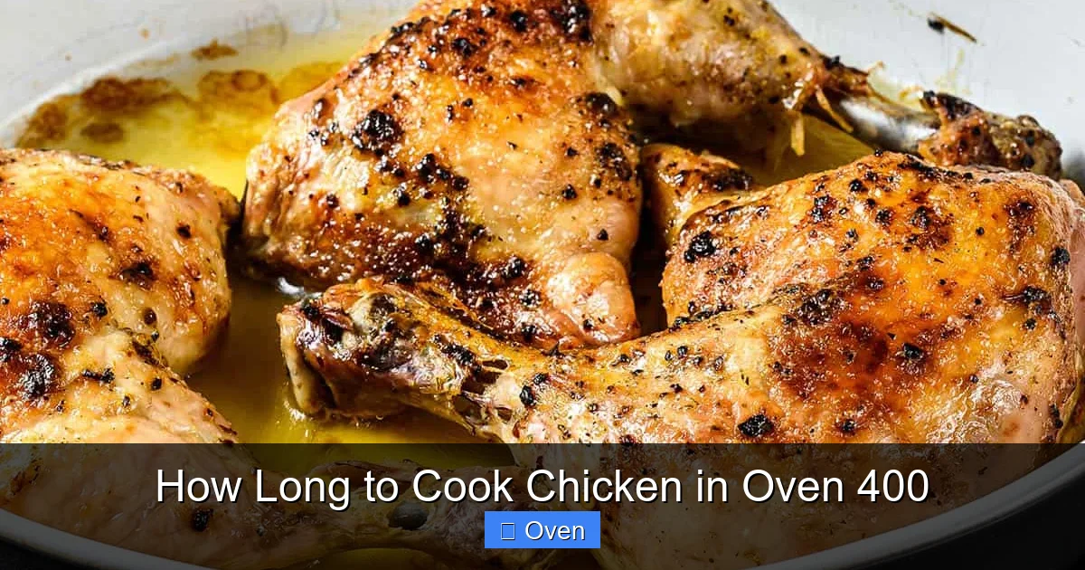 How Long to Cook Chicken in Oven 400