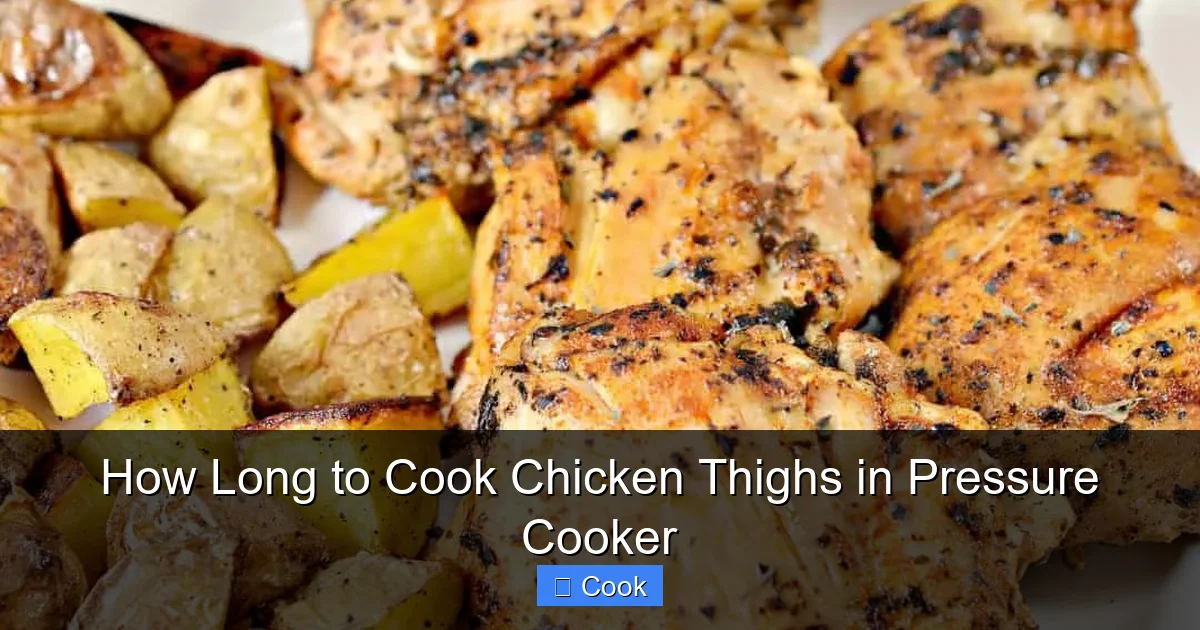 How Long to Cook Chicken Thighs in Pressure Cooker