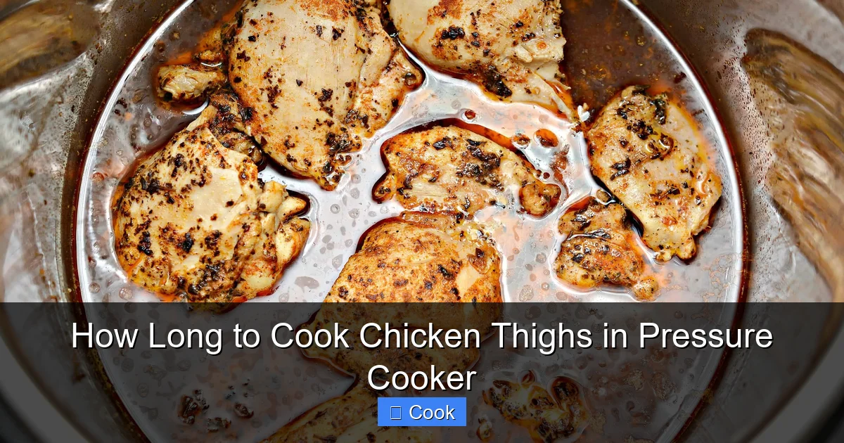 How Long to Cook Chicken Thighs in Pressure Cooker