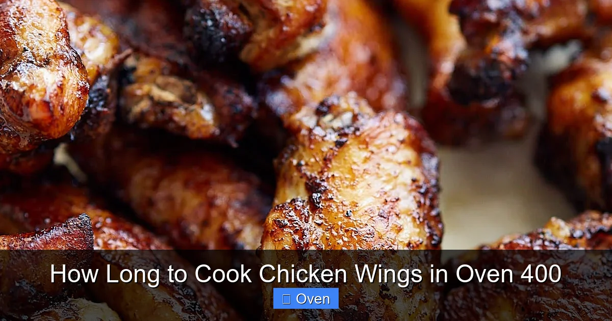 How Long to Cook Chicken Wings in Oven 400