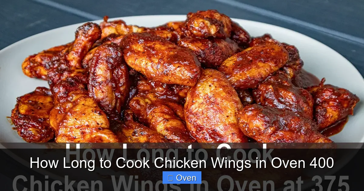 How Long to Cook Chicken Wings in Oven 400