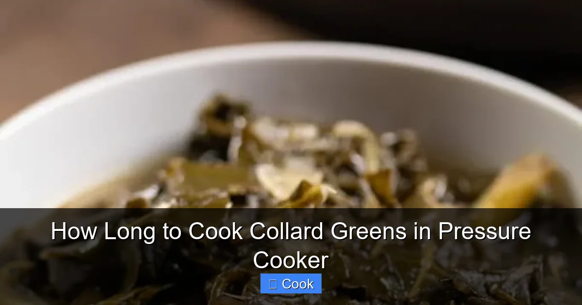 How Long to Cook Collard Greens in Pressure Cooker