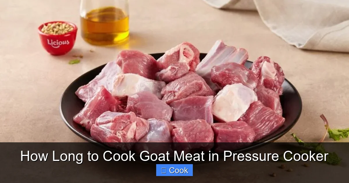 How Long to Cook Goat Meat in Pressure Cooker